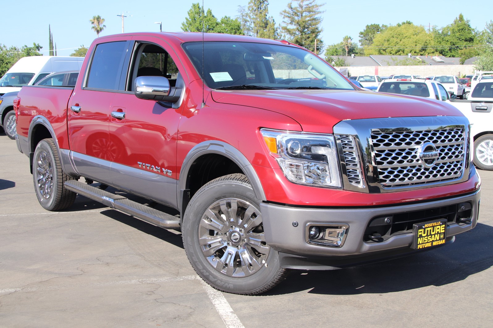 New 2018 Nissan Titan Platinum Reserve Crew Cab Pickup in Roseville # ...